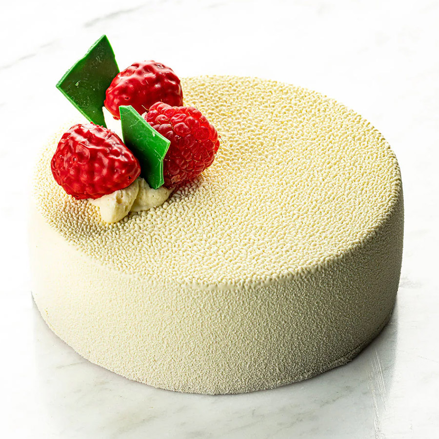 Fjær Konfekt - Kaker - Bringebær creme brulee al